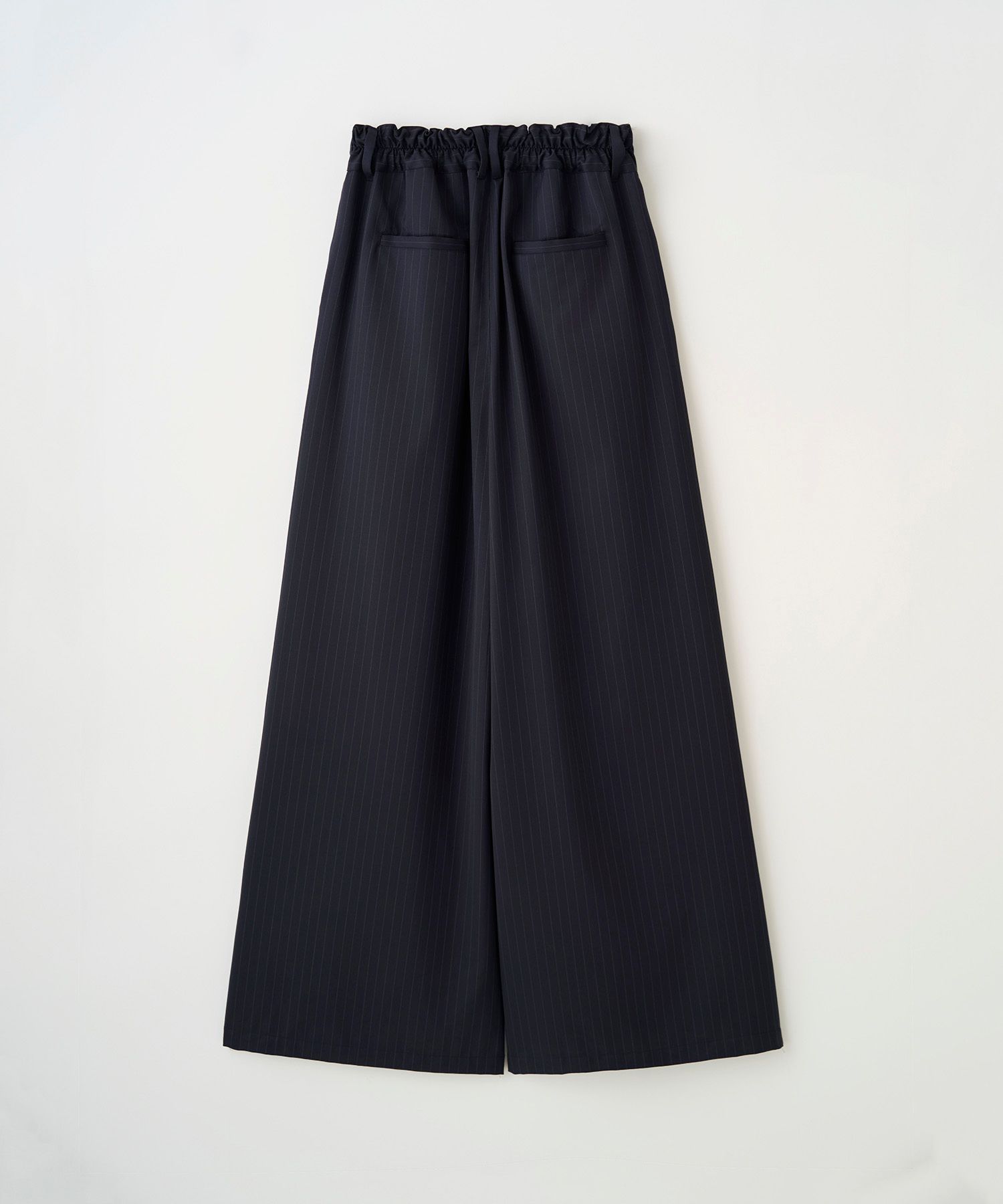 EXTREME WIDE PINSTRIPE PANTS（NAVY）