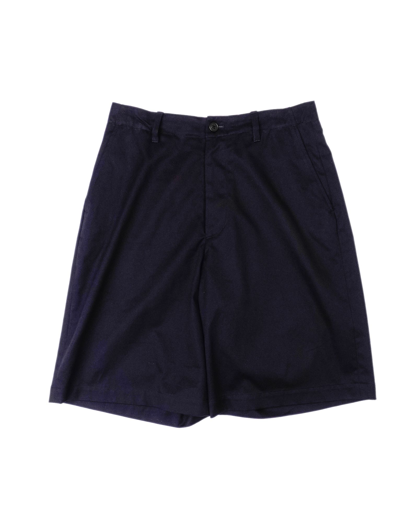 NO TUCK CHINO SHORTS（NAVY）