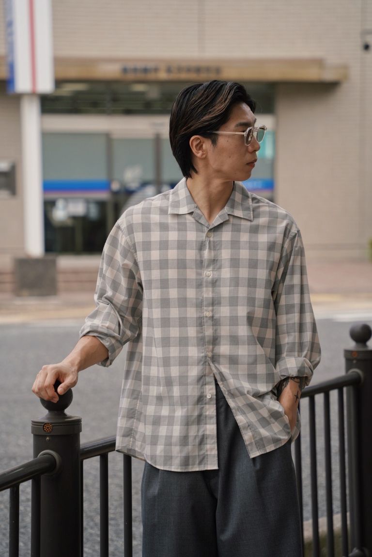 ナードにならないチェックシャツ