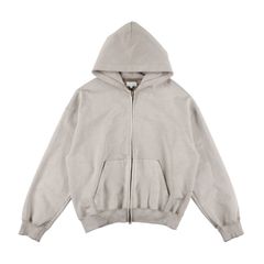 36G Fine Sweat Zip Hoodie（BEIGE KHAKI PIGMENT）