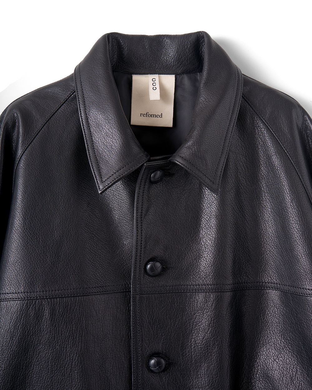 CCU LEATHER FORMAN JACKET（BLACK）