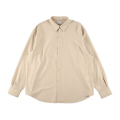 36G Wool Stripe Ideal Shirt（WHITE）