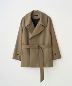 BELTED SHORT TRENCH（BEIGE）