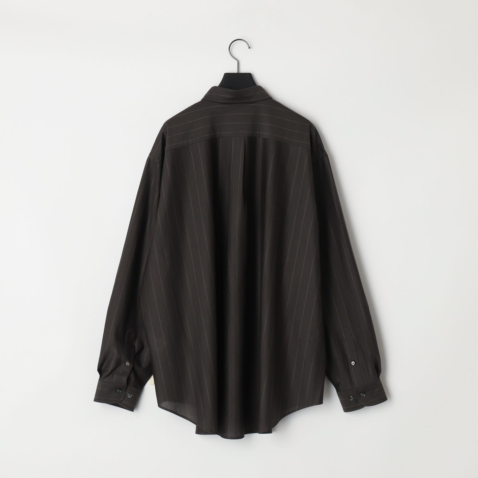 46G Atmosphere Stripe Shirt / ストライプシャツ / GREY