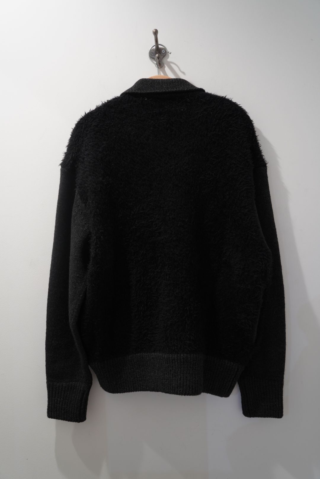 FUR KNIT JACKET（BLACK）