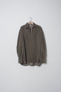 Corduroy Skipper Shirts （BEIGE）