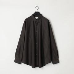 46G Atmosphere Stripe Shirt / ストライプシャツ / GREY