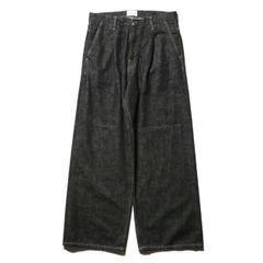 Wide selvedge jeans - One wash（Black）
