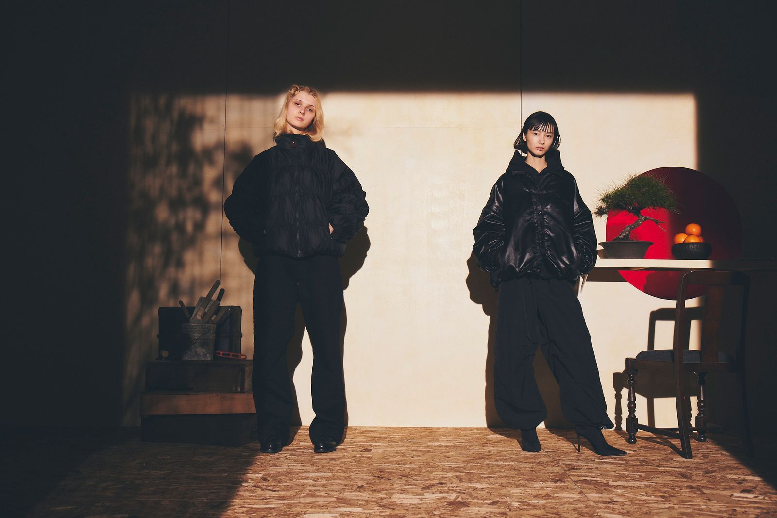 NEXT MAN NYLON JACKET（BLACK）