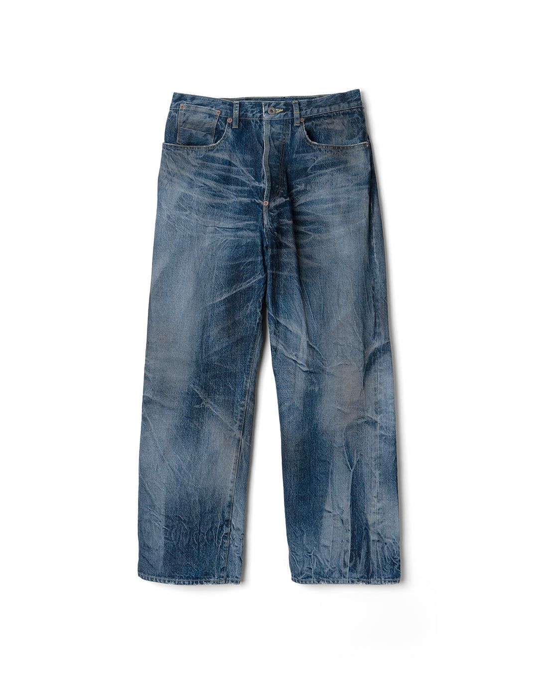 RIGHT HANDED DENIM PANTS "USED-2"