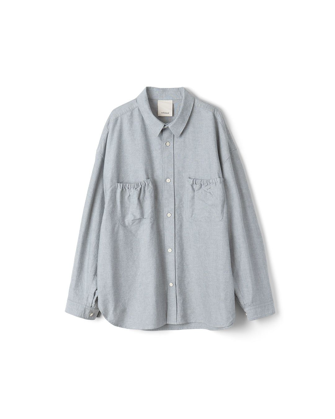 WRIST PATCH WIDE SHIRT"OX / ワイドシャツ