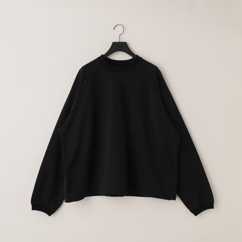 28G Cupro Raglan Pullover（BLACK）