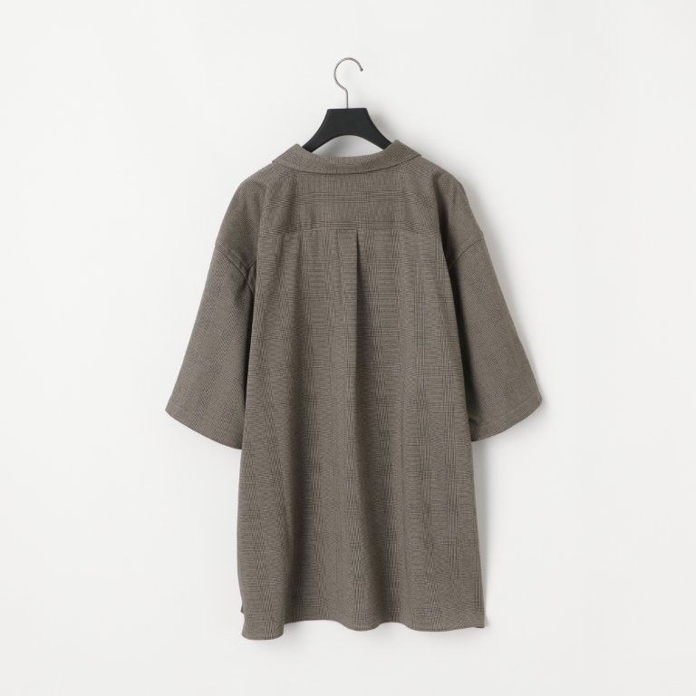 28G Loop Yarn Glen Check Ether Shirt（BEIGE）