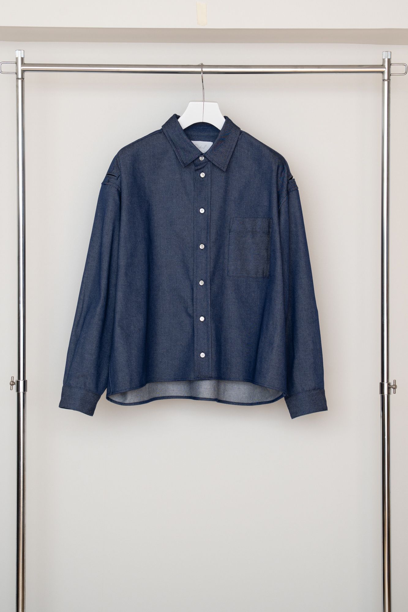 CROPPED POCKET SHIRT（INDIGO）