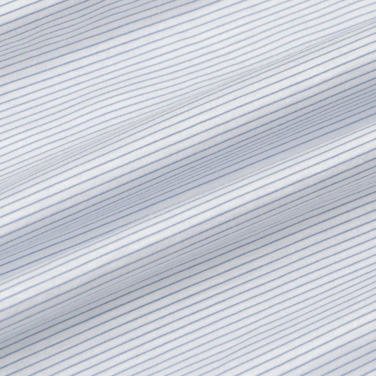 46G Stripe Ether Shirt（WHITE BLUE）