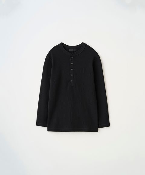 THERMAL SKIN HENLEY（BLACK）