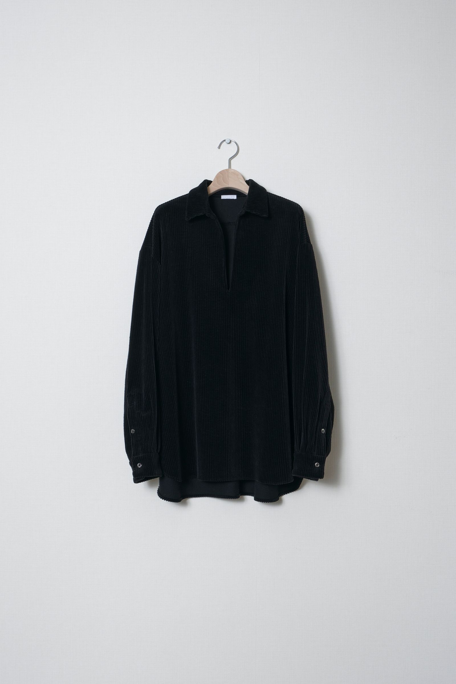 Corduroy Skipper Shirts （BLACK）