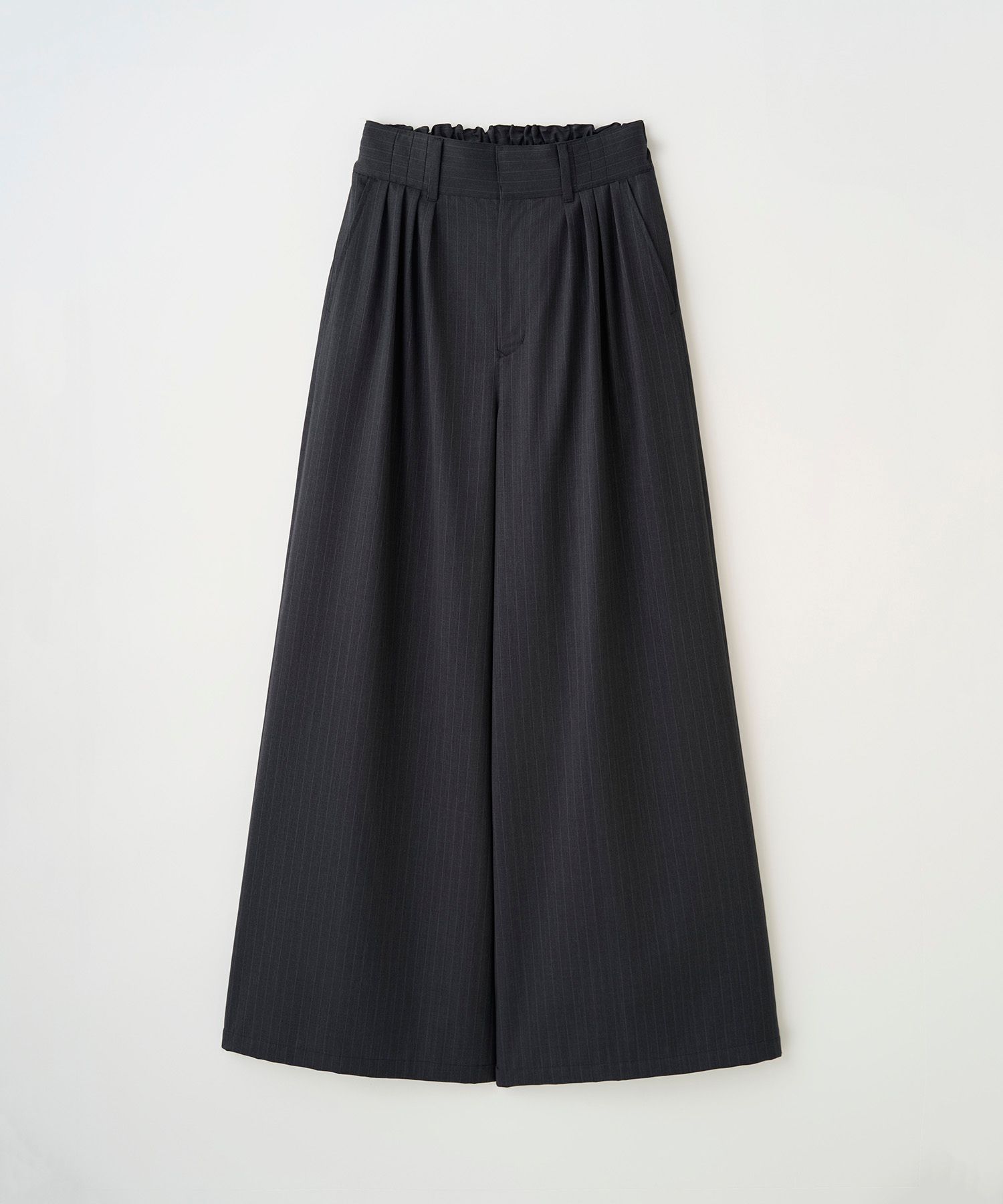 EXTREME WIDE PINSTRIPE PANTS（CHARCOAL）