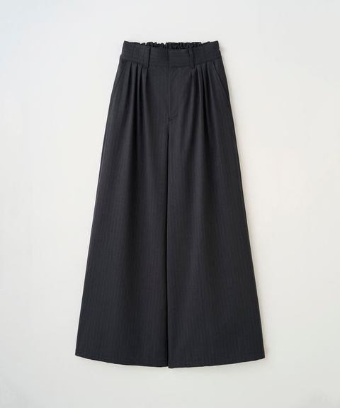 EXTREME WIDE PINSTRIPE PANTS（CHARCOAL）