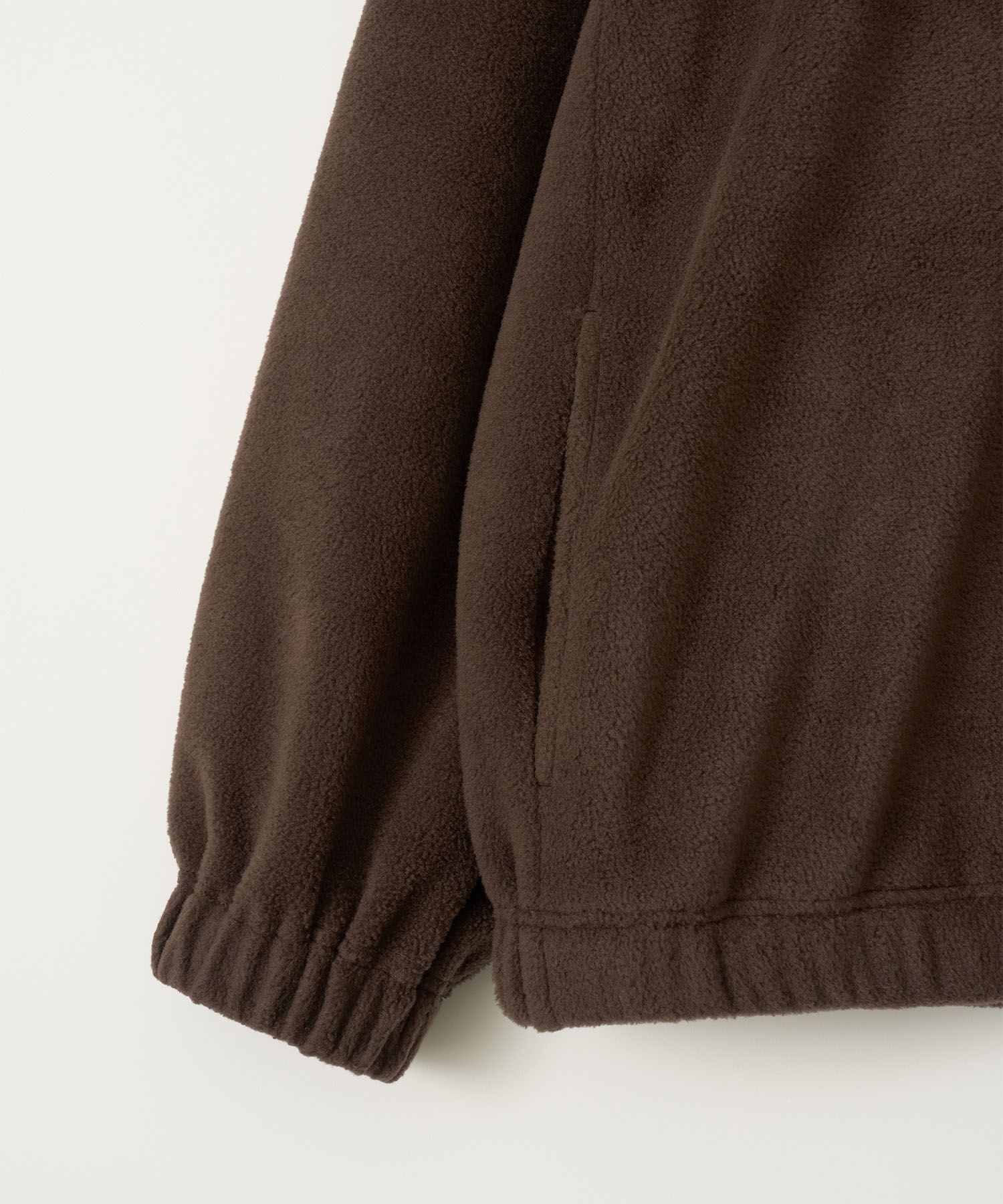 Tourist Fine Fleece Half Zip-up（KHAKI BROWN）