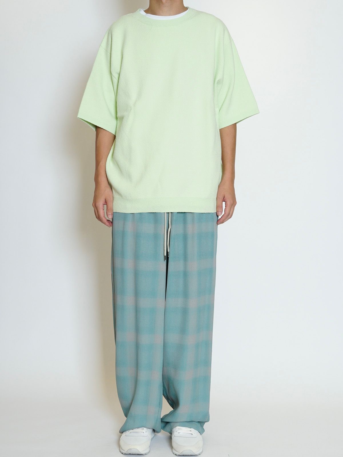 S/S KNIT PULLOVER（LIME）