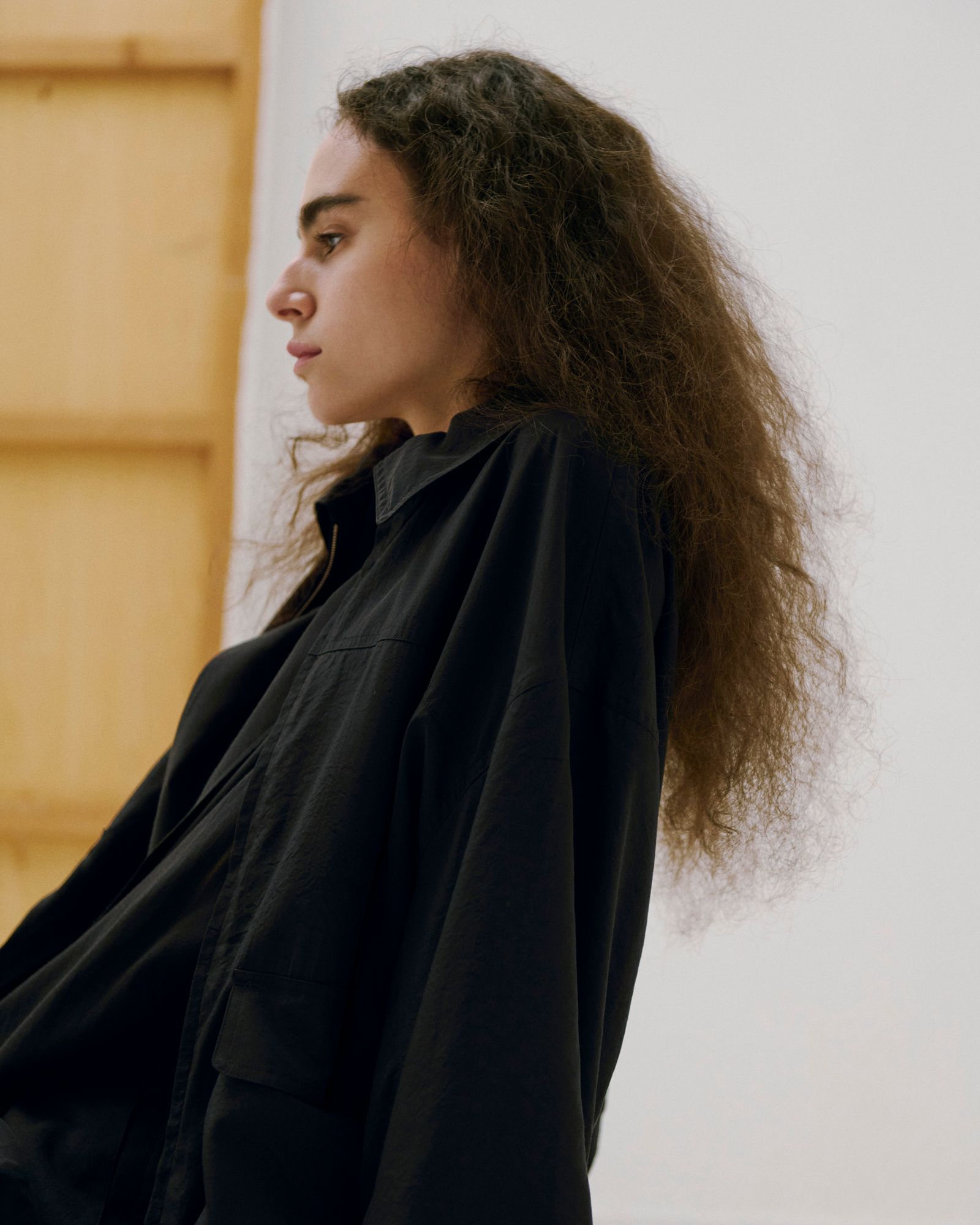 SALT SHRINK CUPRO WORK JKT（BLACK）