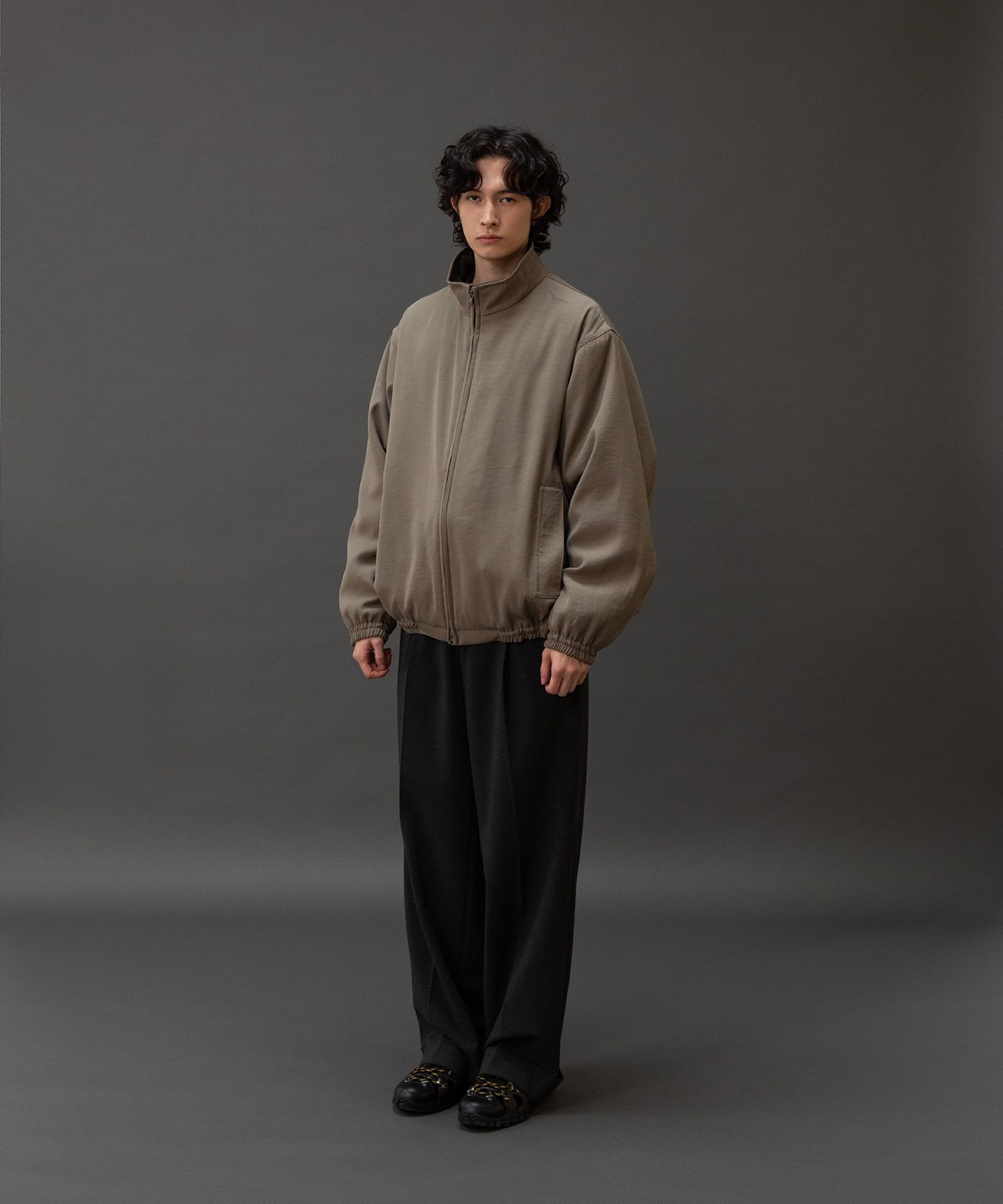 Flow Wide Turn-up Pants（HEATHER CHARCOAL）