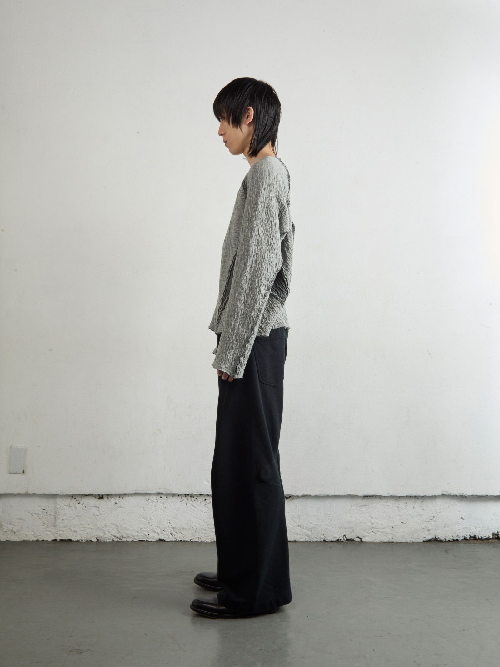 3D TWISTED LOUNGE PANTS（BLACK）