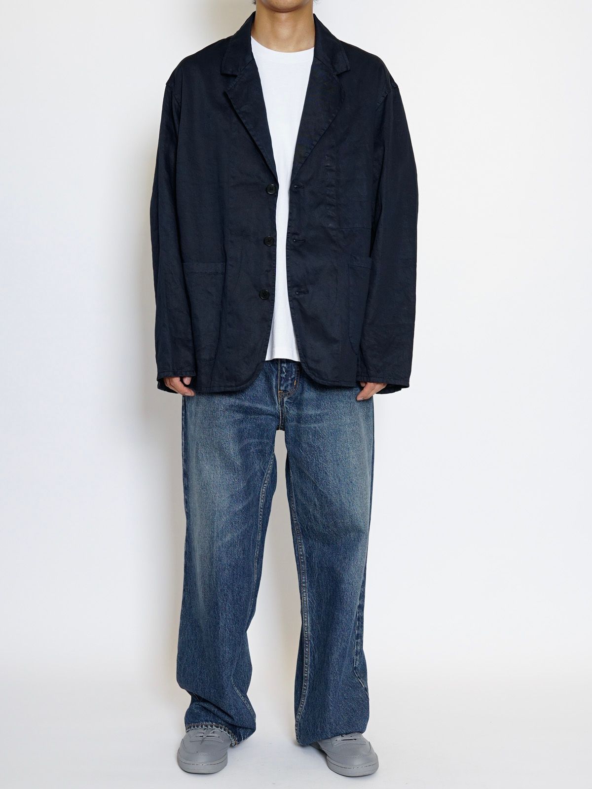 GARMENT DYED WORK JACKET（NAVY）