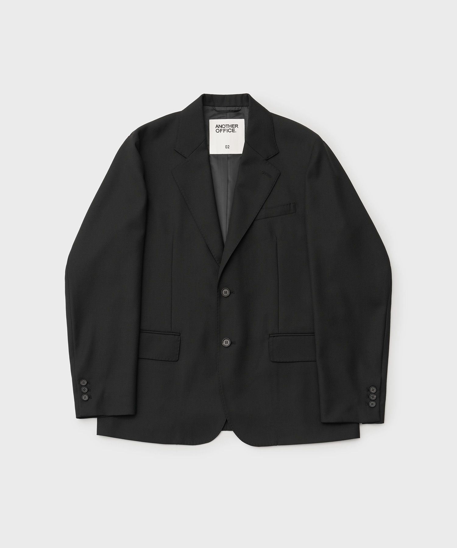 Legacy Single Wool Blazer（BLACK）