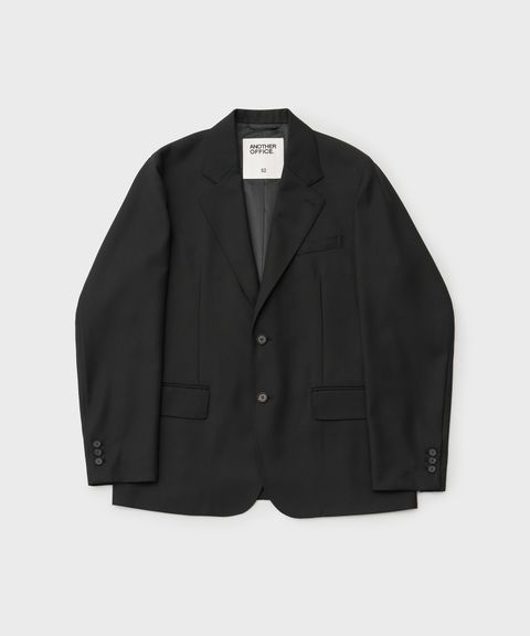 Legacy Single Wool Blazer（BLACK）