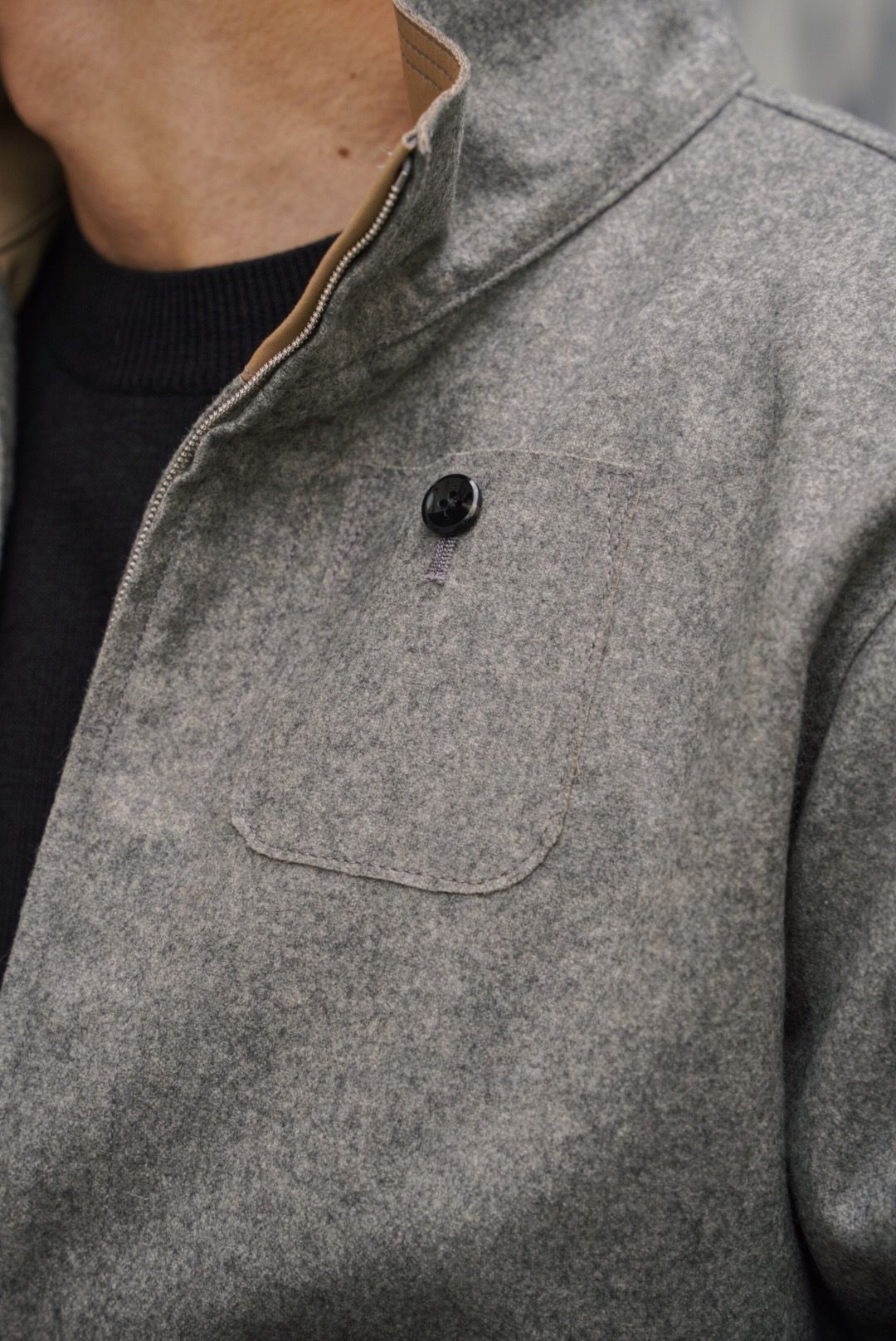 META BLOUSON（GRAY）
