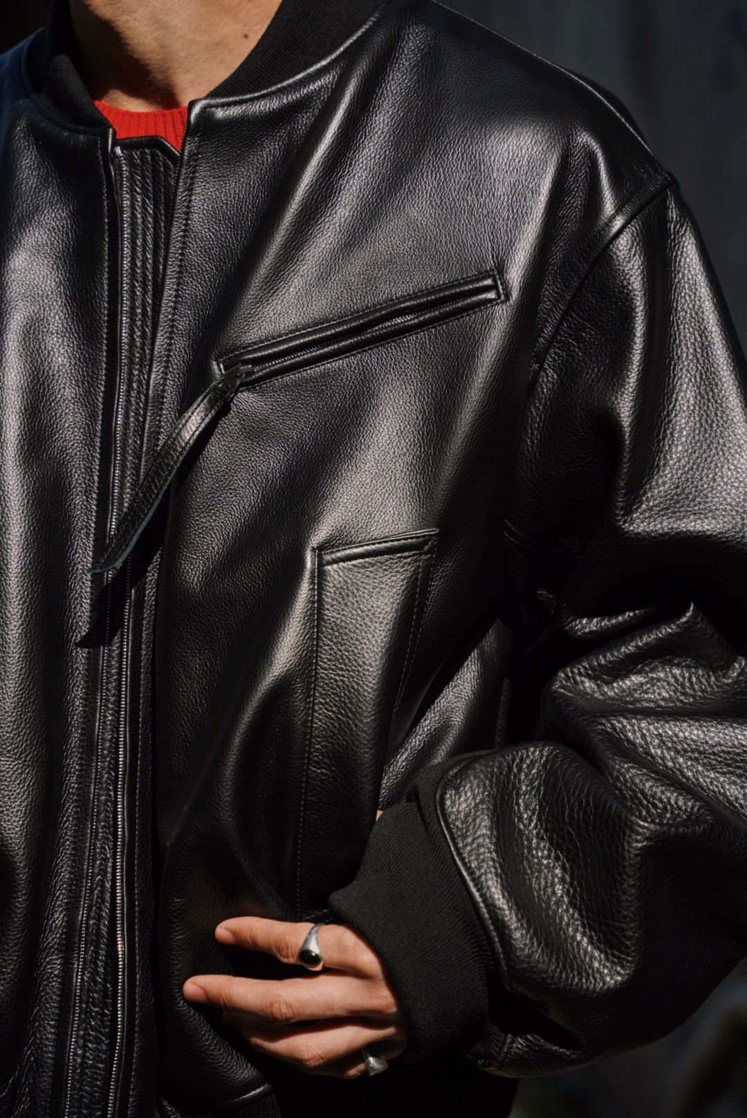 BOMBER JACKET（BLACK）