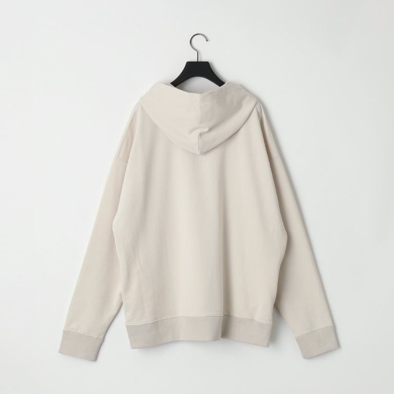 28G Cupro Half Zip Hoodie（WHITE）