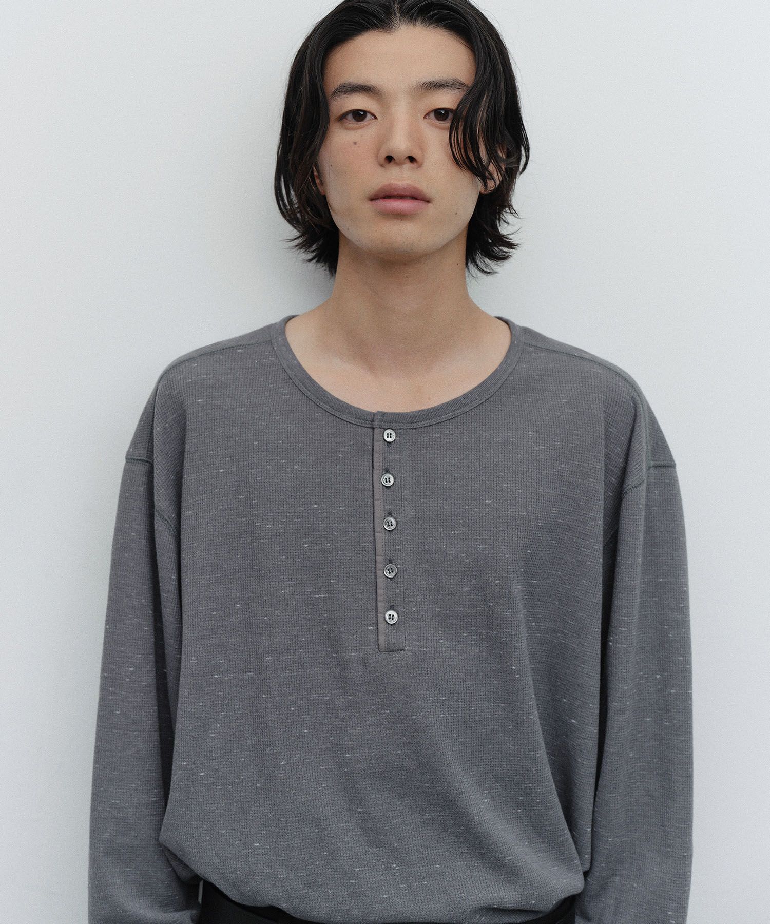 Waffle Henry Pullover（FROST GRAY）
