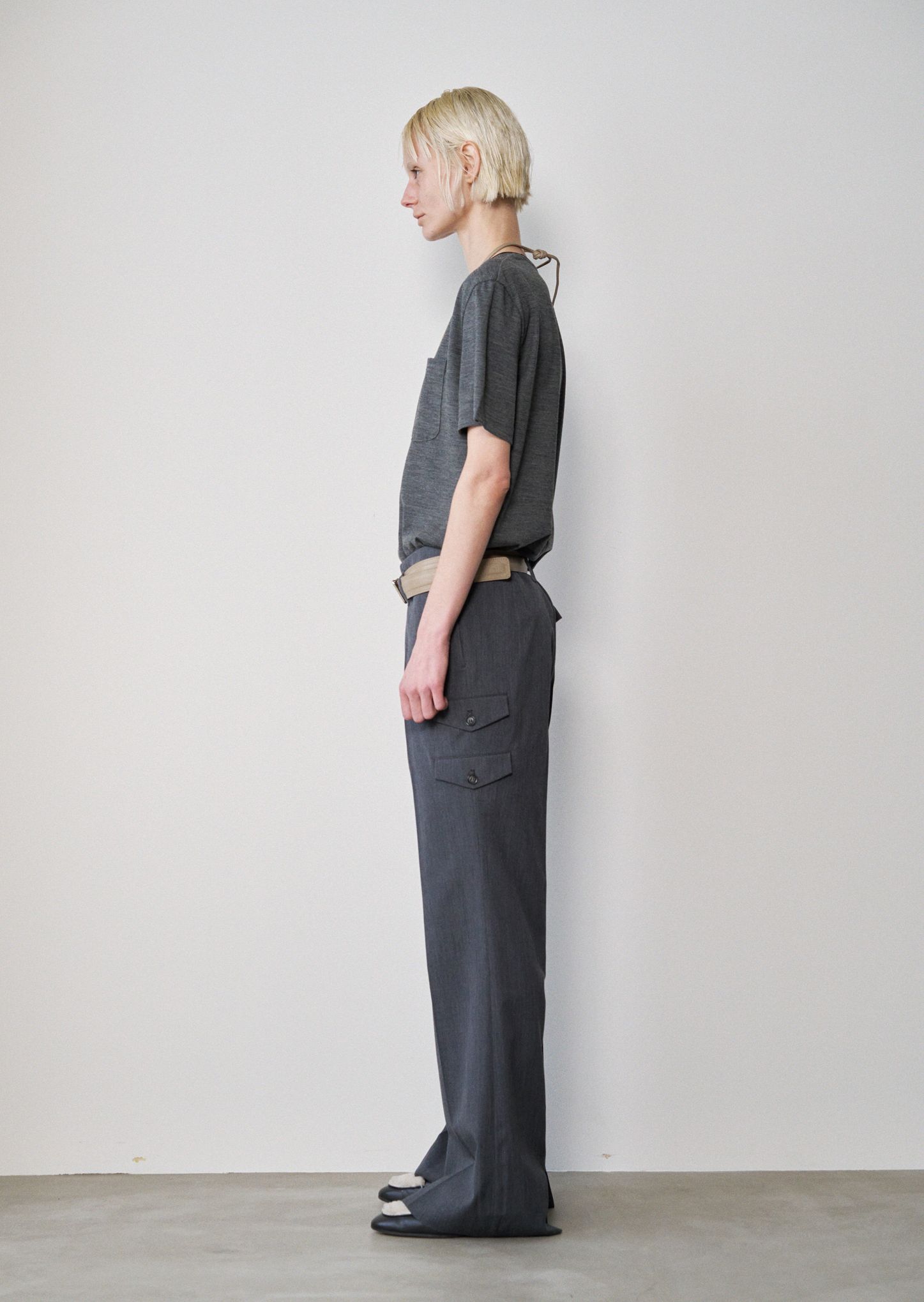 Two-Tone T Shirt（GRAY）