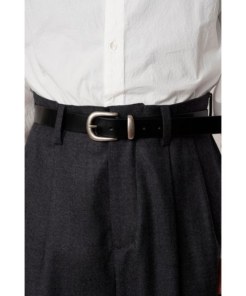 LEATHER BELT（BLACK）