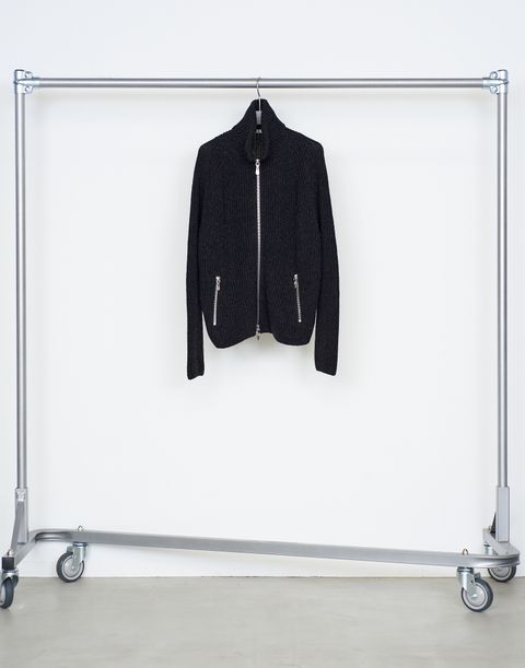 DRIVERS ZIP UP SWEATER（BLACK）