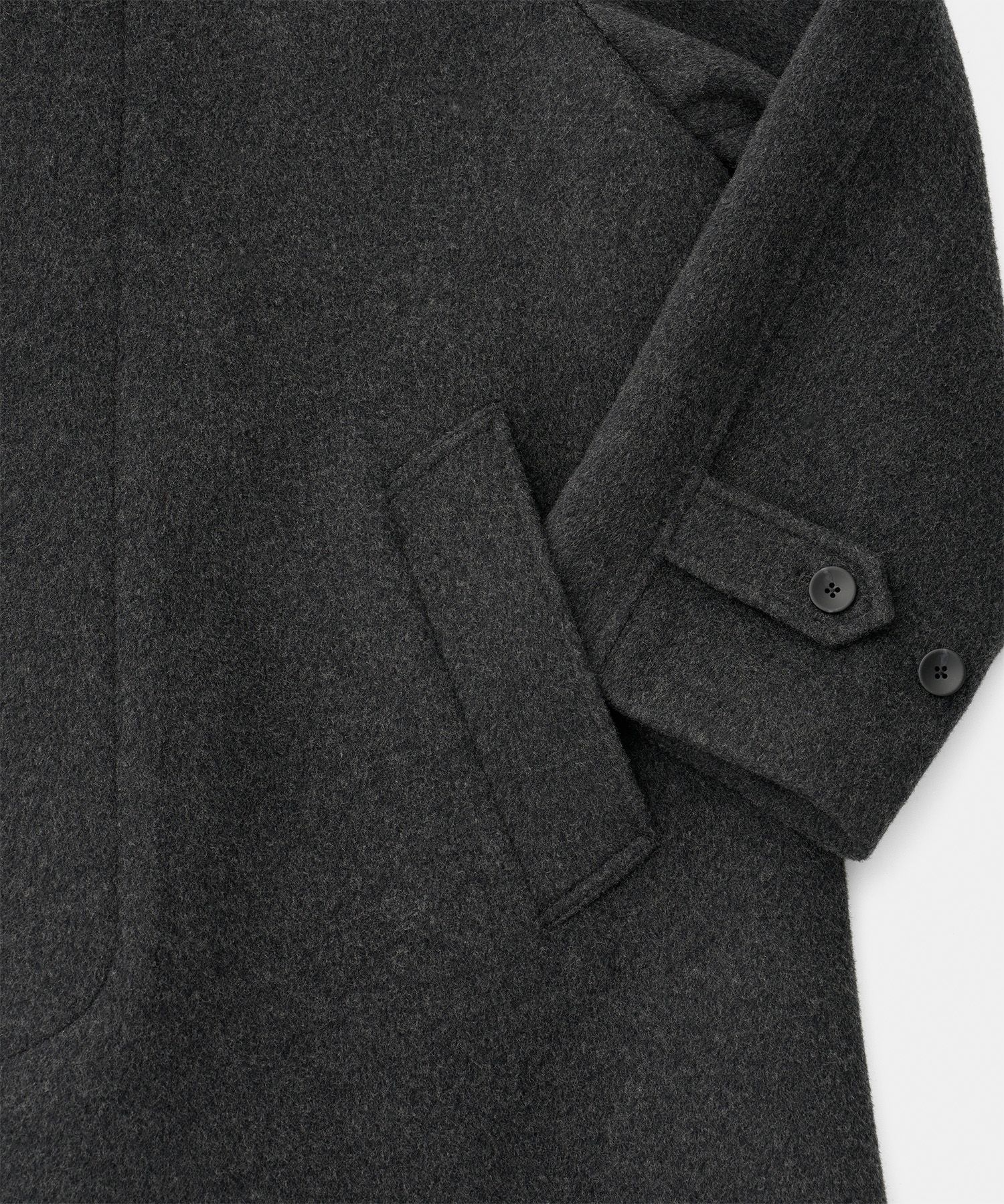 Legacy Balmacaan Coat（Heather Charcoal）
