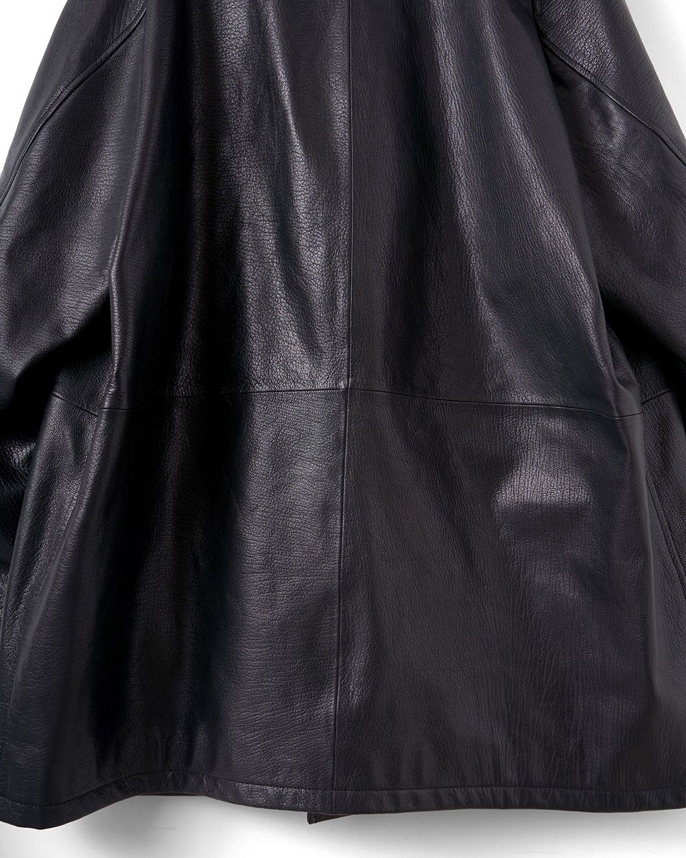 CCU LEATHER FORMAN COAT（BLACK）