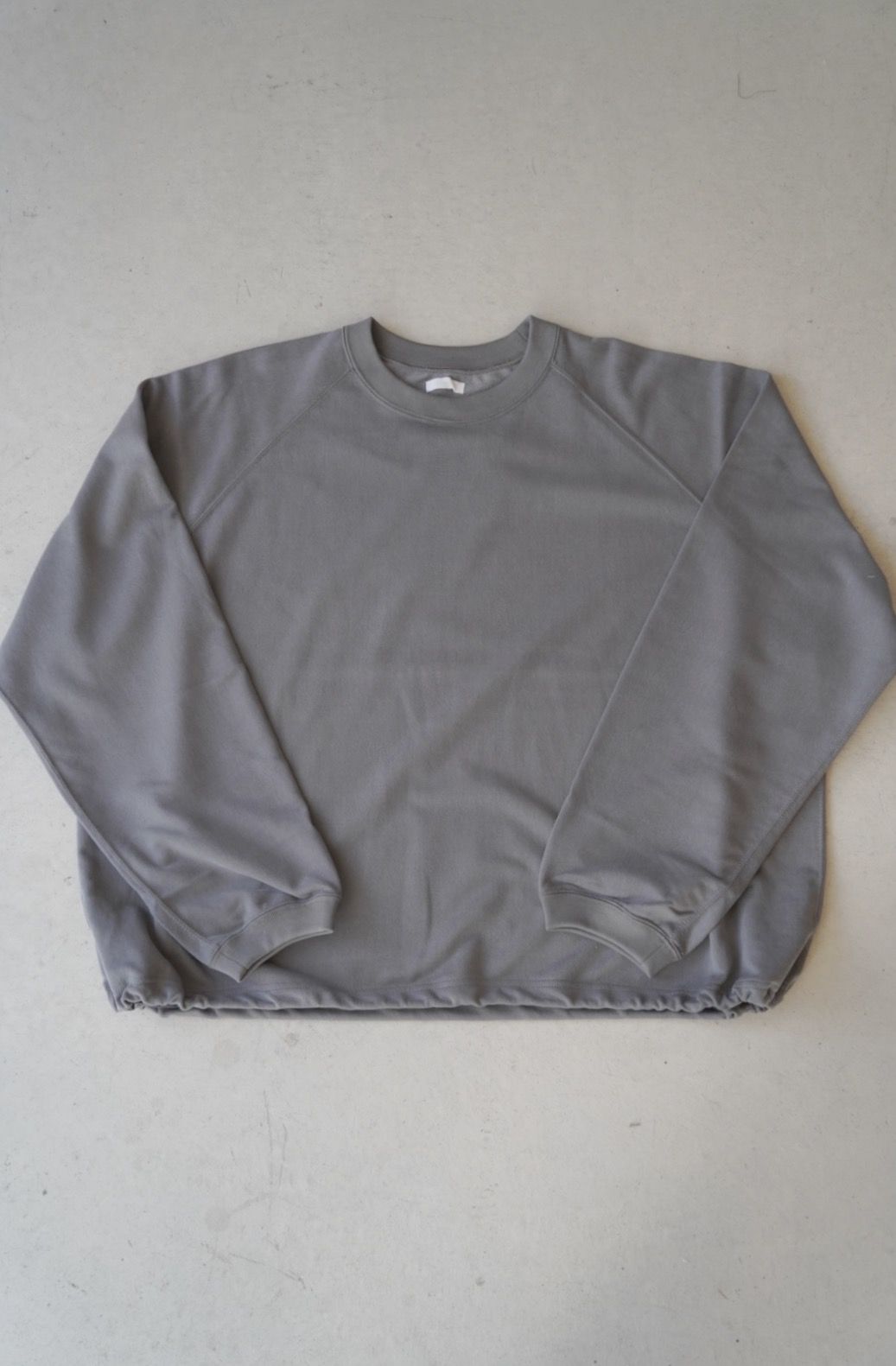 28G Cupro Raglan Pullover（CHARCOAL）