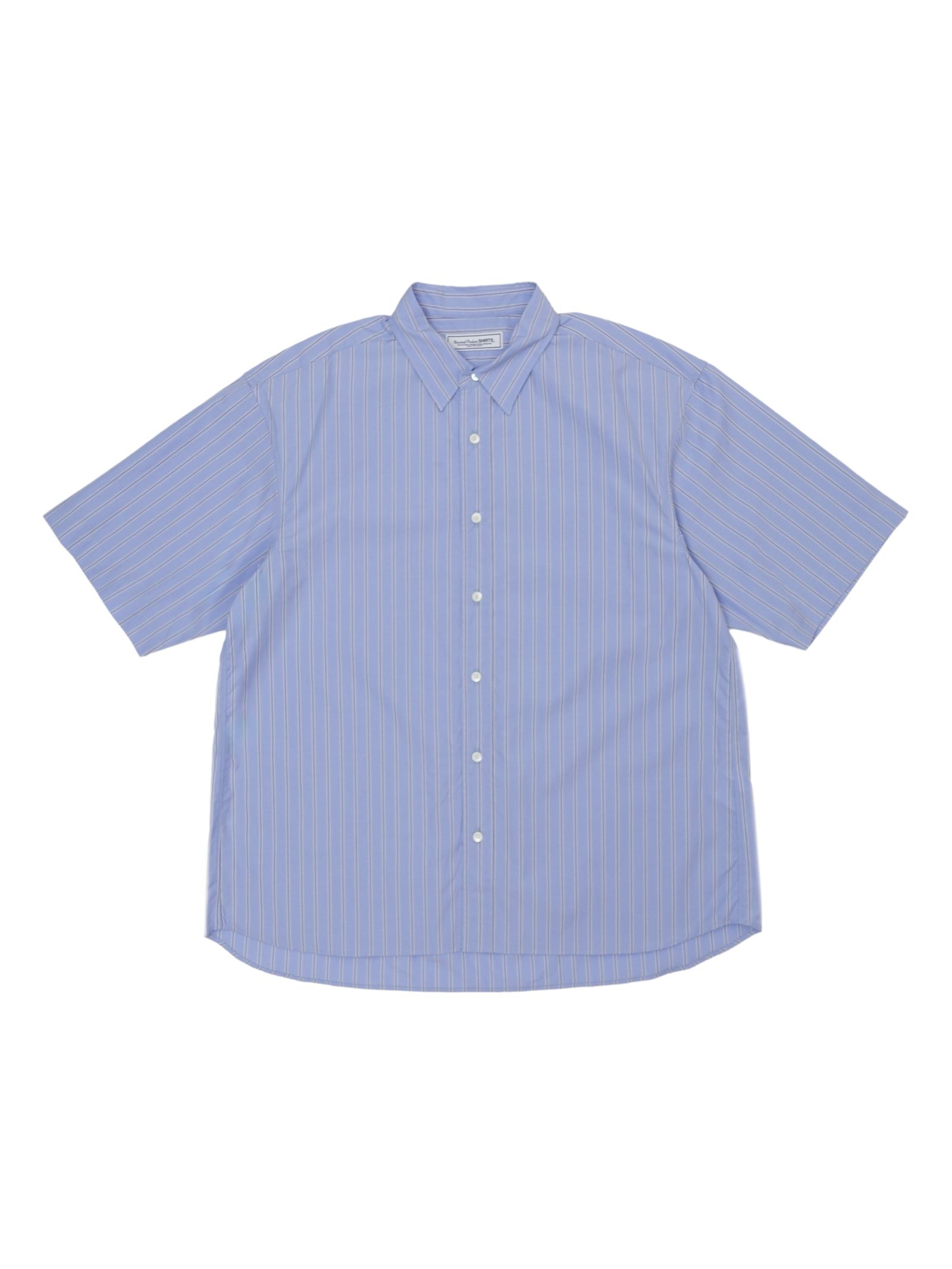S/S REGULAR SHIRTS（BLUE STRIPE）