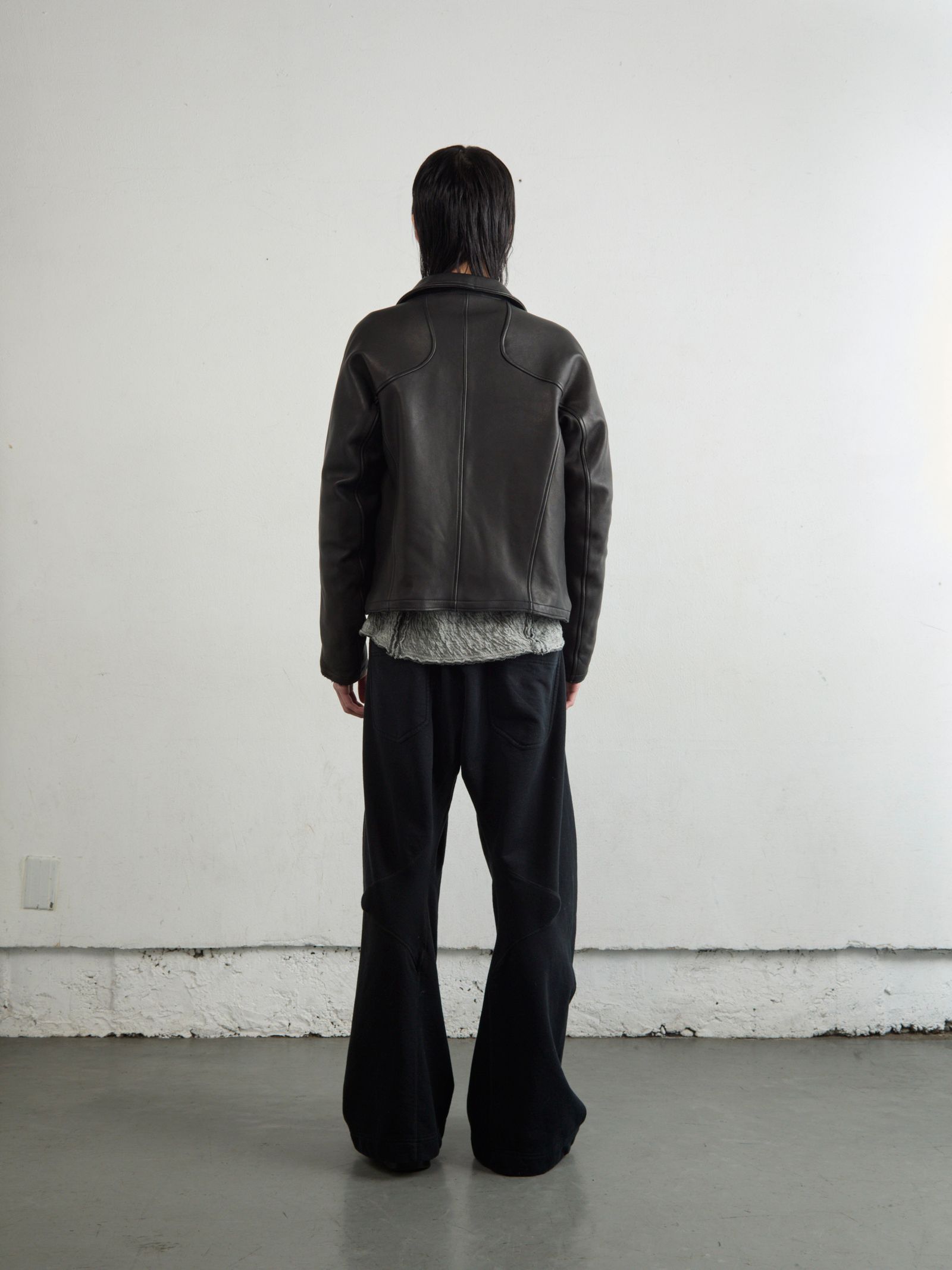 3D TWISTED LOUNGE PANTS（BLACK）