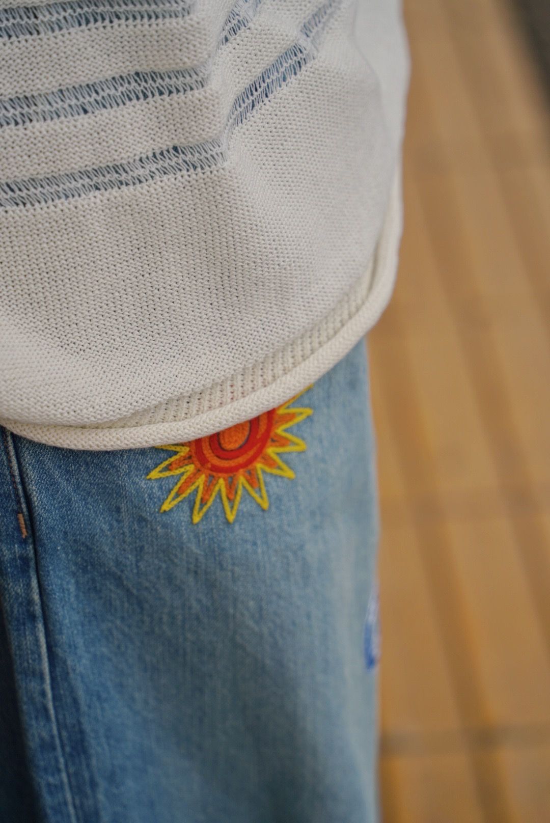 INNATPANEL BORDER SWEATER