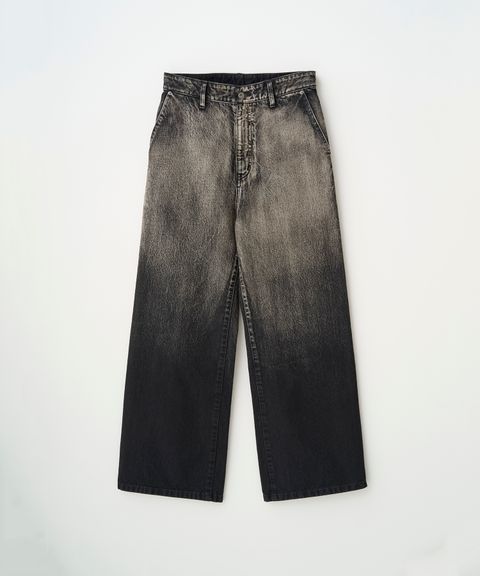 GRADATION WIDE DENIM（FADE BLACK）
