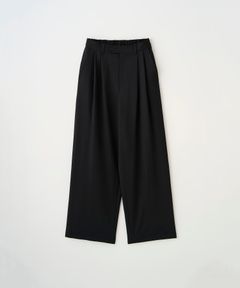 2TUCK WIDE EASY PANTS（BLACK）