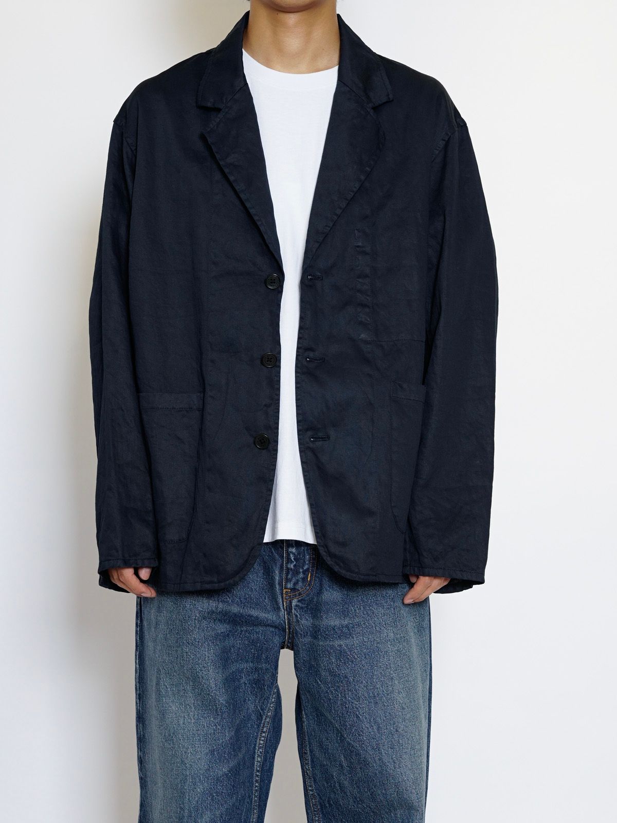 GARMENT DYED WORK JACKET（NAVY）