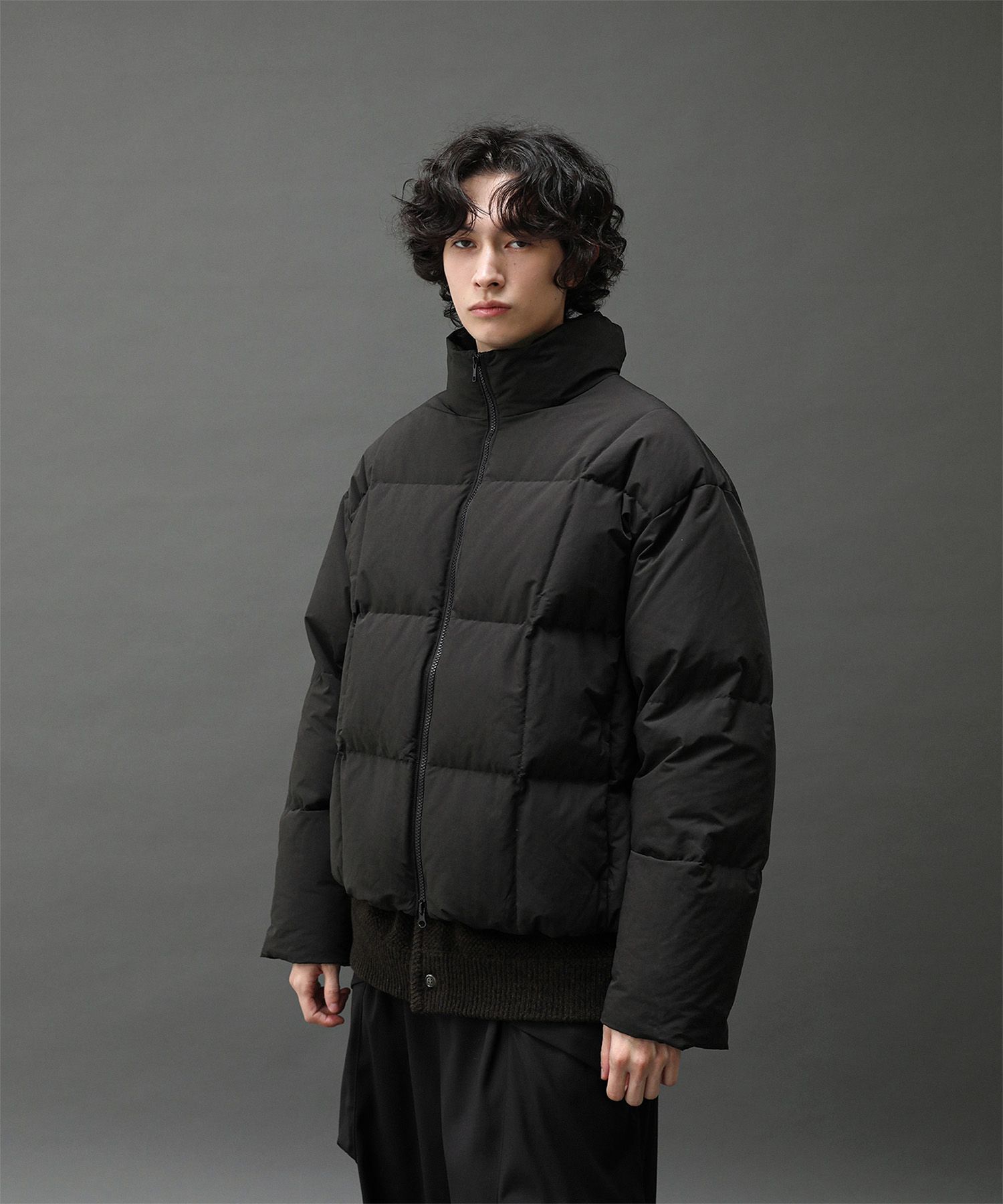 Cloudy Balloon Down Puffer Jacket（Black）
