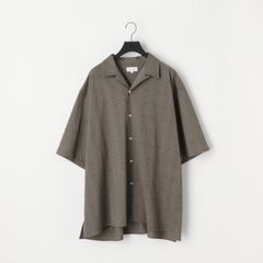 28G Loop Yarn Glen Check Ether Shirt（BEIGE）