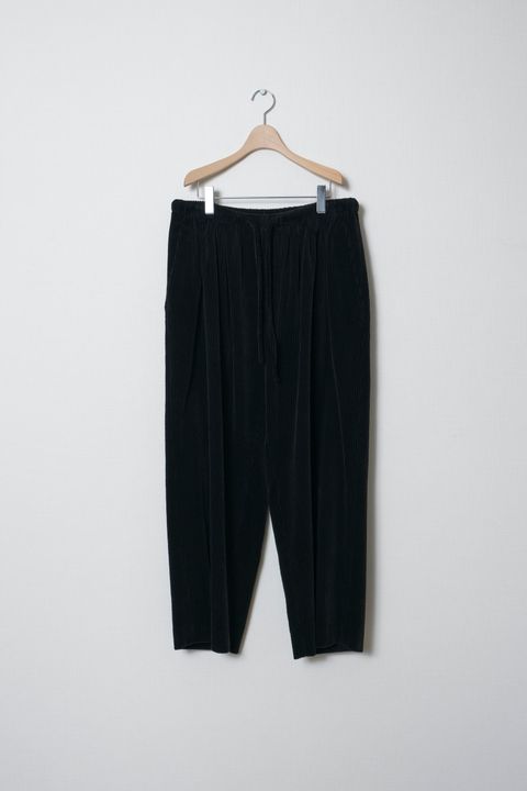 Corduroy Relax Trousers（BLACK）